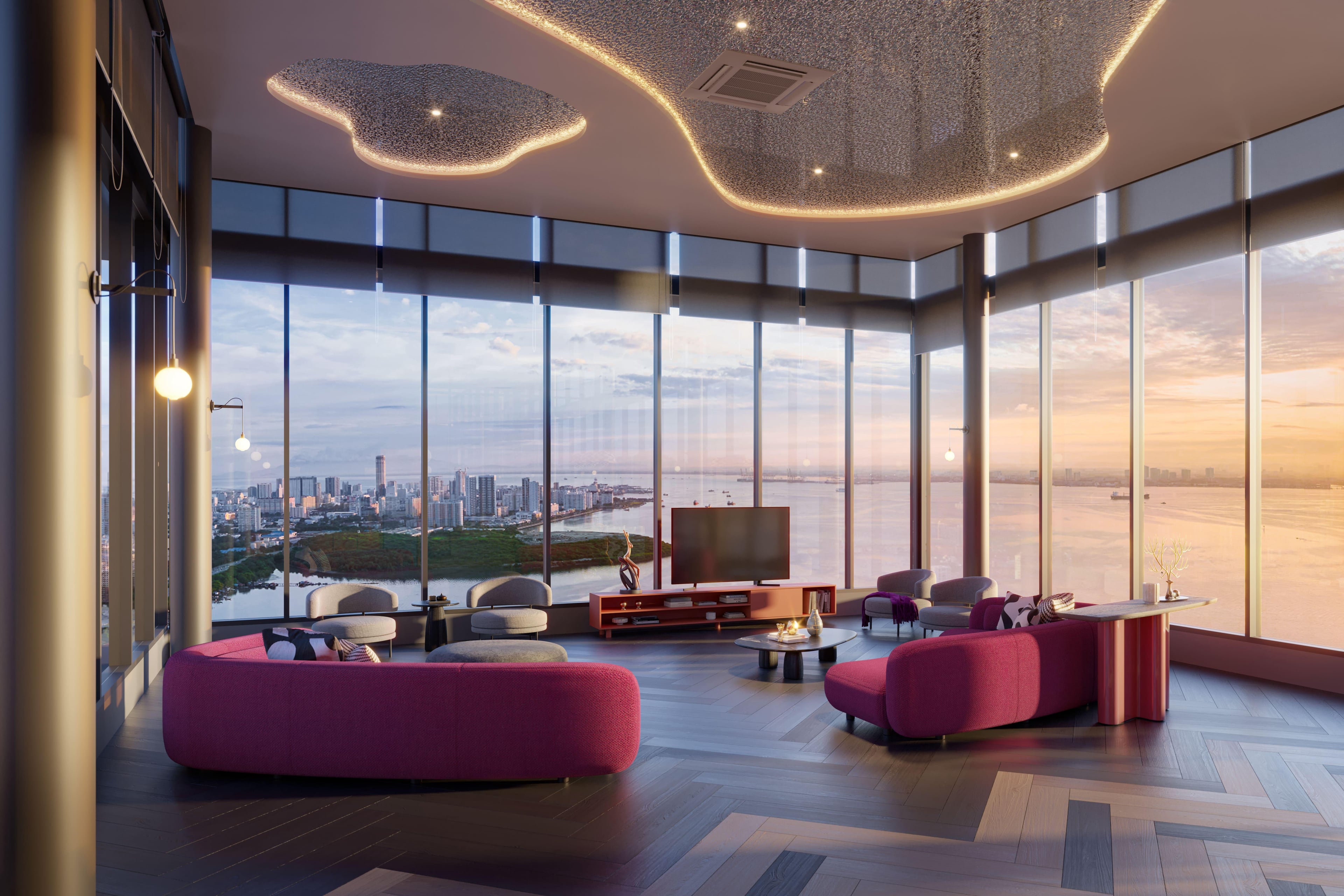 Supplied Horizon Lounge rendering, Level 9